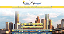 Desktop Screenshot of houstonspressurewashing.com